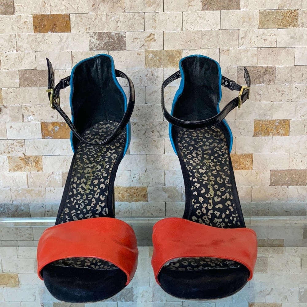 Jessica Simpson Two-tone Strapped Heel